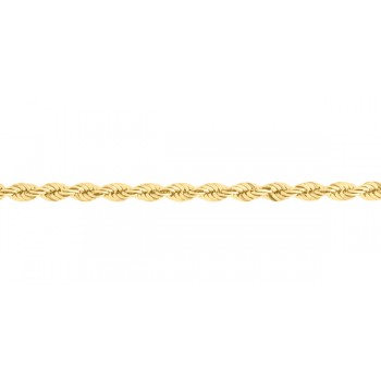 Gold bracelet 10kt, torsade 2.7mm